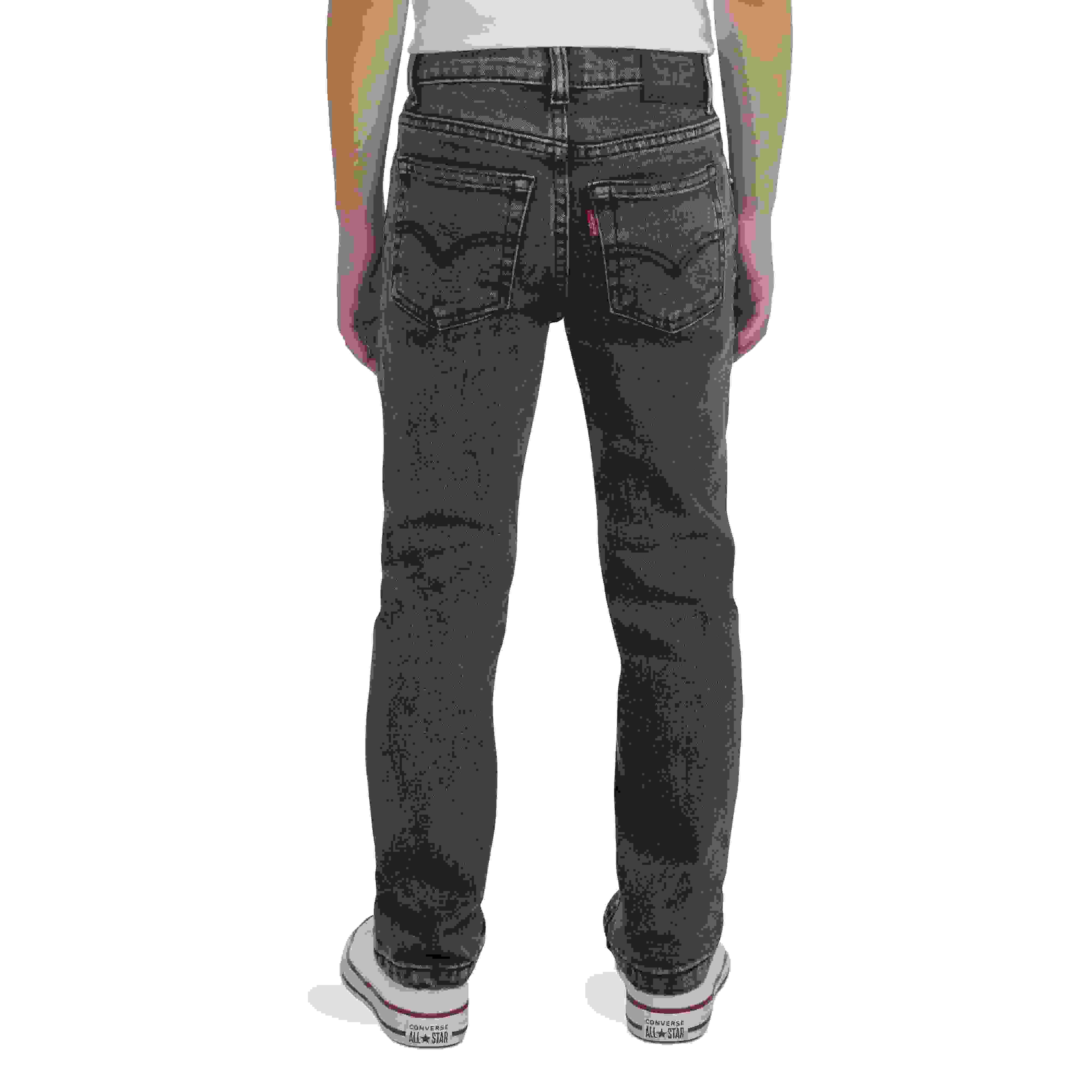Levi's 510 Skinny Fit Little Boys' Dark Grey Wash Denim Jeans